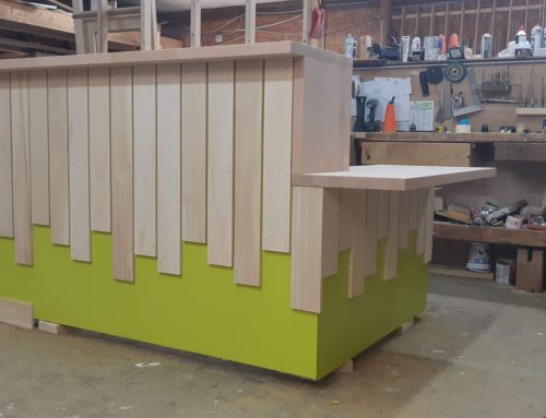 Fabrication d’un meuble bar pour l’Espace Jeune de Celles-Sur-Belle (79)